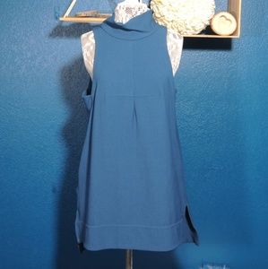 Free People blue shift tunic dress
